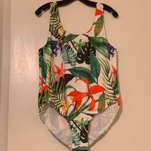 Tropical Print Bodysuit